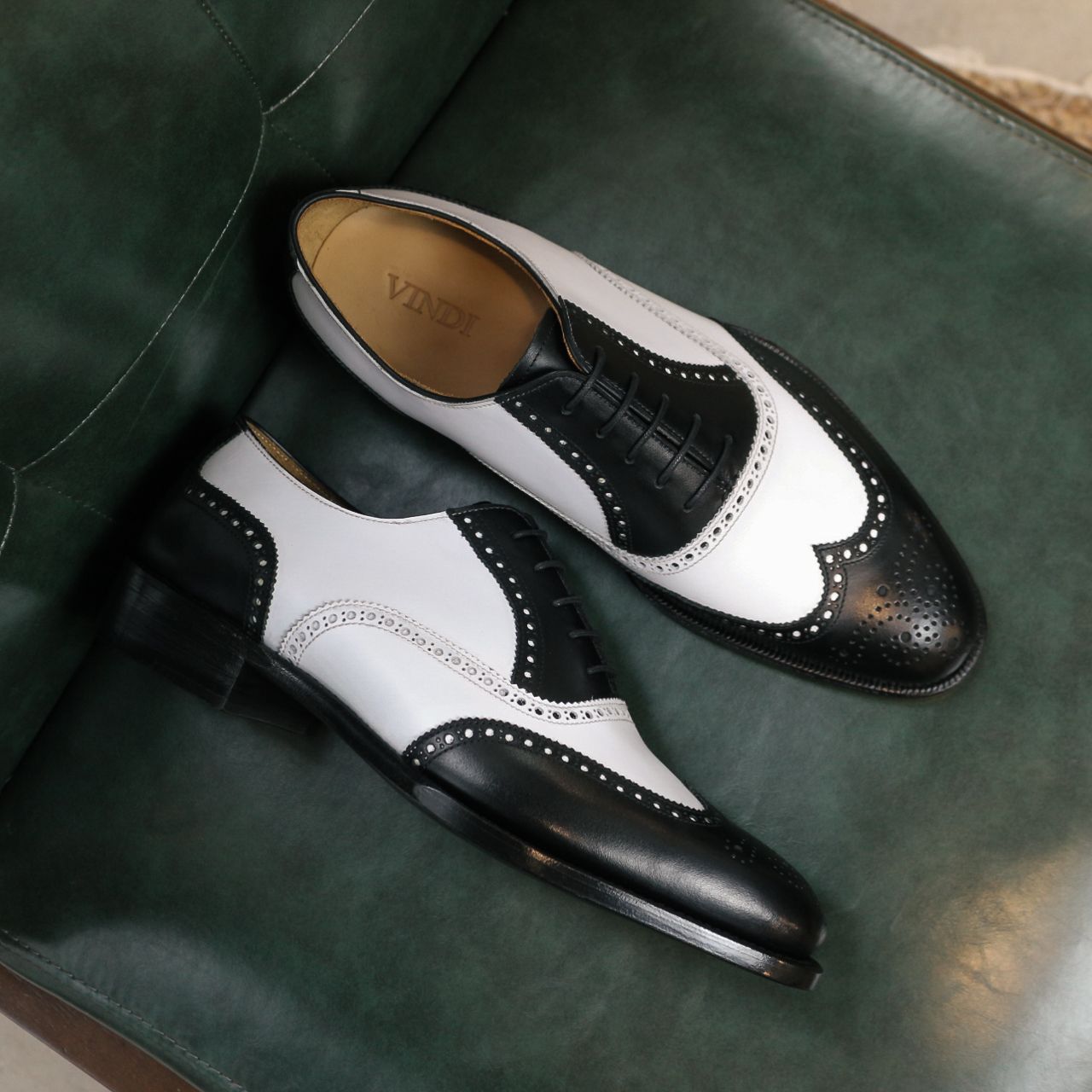 BLUE LABEL - FULL BROGUE WINGTIP SPECTATOR OXFORD - ĐẶT ĐÓNG