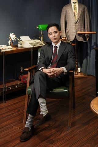 BEIGE LABEL - TANKER - GIÀY TASSEL LOAFER DA LỘN CÓ TUA RUA TRANG TRÍ ĐẾ CAO SU