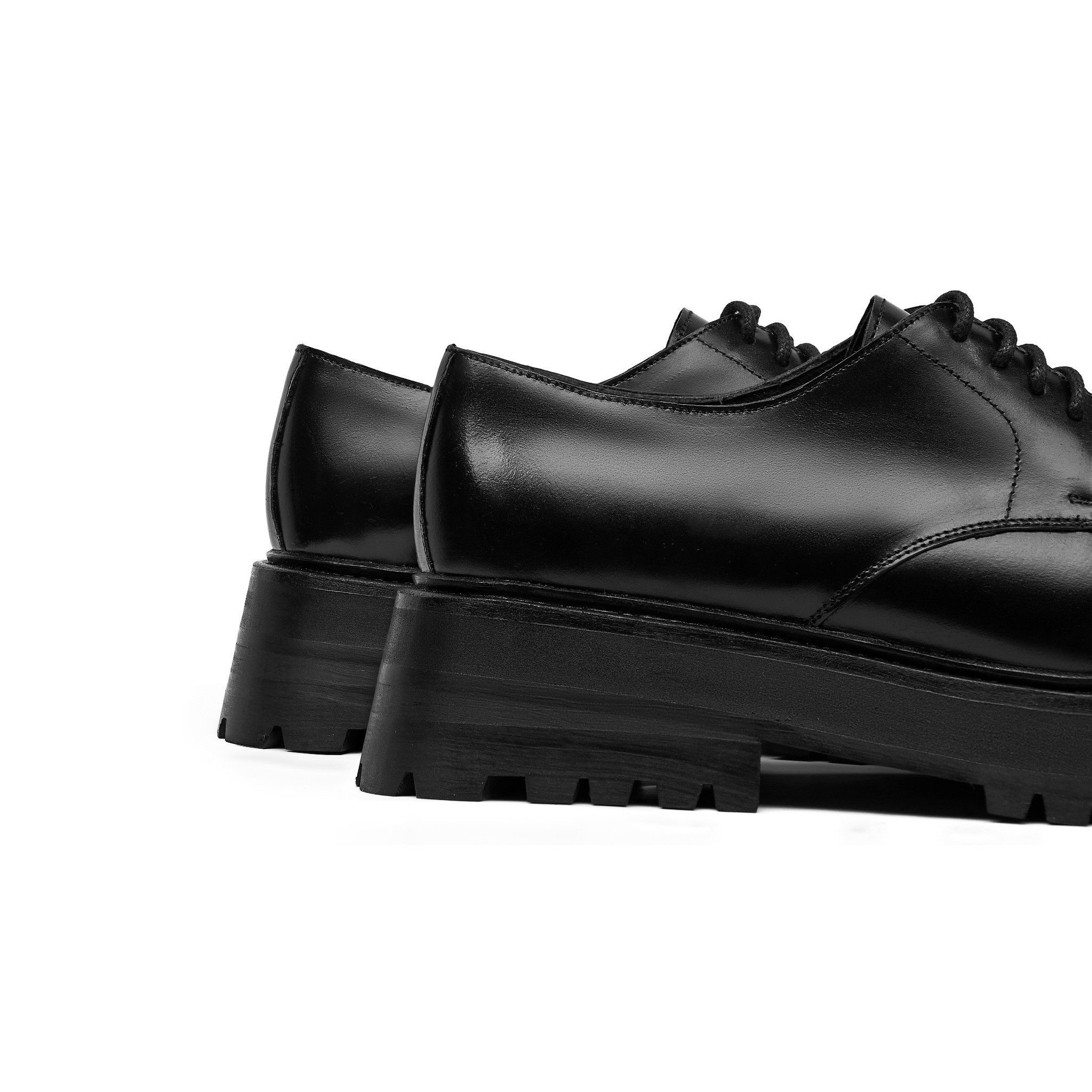 WHITE LABEL - BREAD - CHUNKY DERBY SHOES - BLACK BOXCALF - ĐẶT ĐÓNG 5 WHITE LABEL - BREAD - CHUNKY DERBY SHOES - BLACK BOXCALF - ĐẶT ĐÓNG