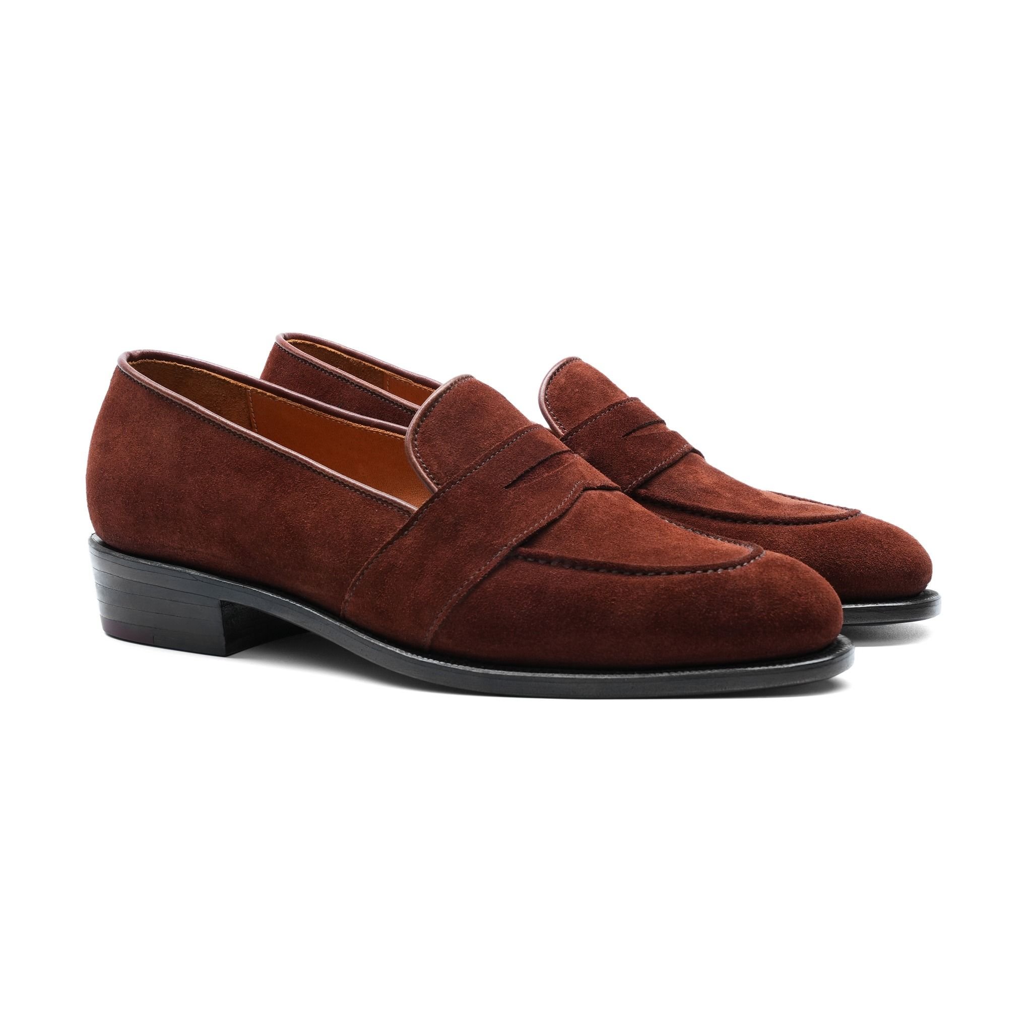 BLUE LABEL - HALFMOON - FULL STRAP ZABRI SUEDE LEATHER LOAFER - GOODYEAR WELT - ĐẶT ĐÓNG