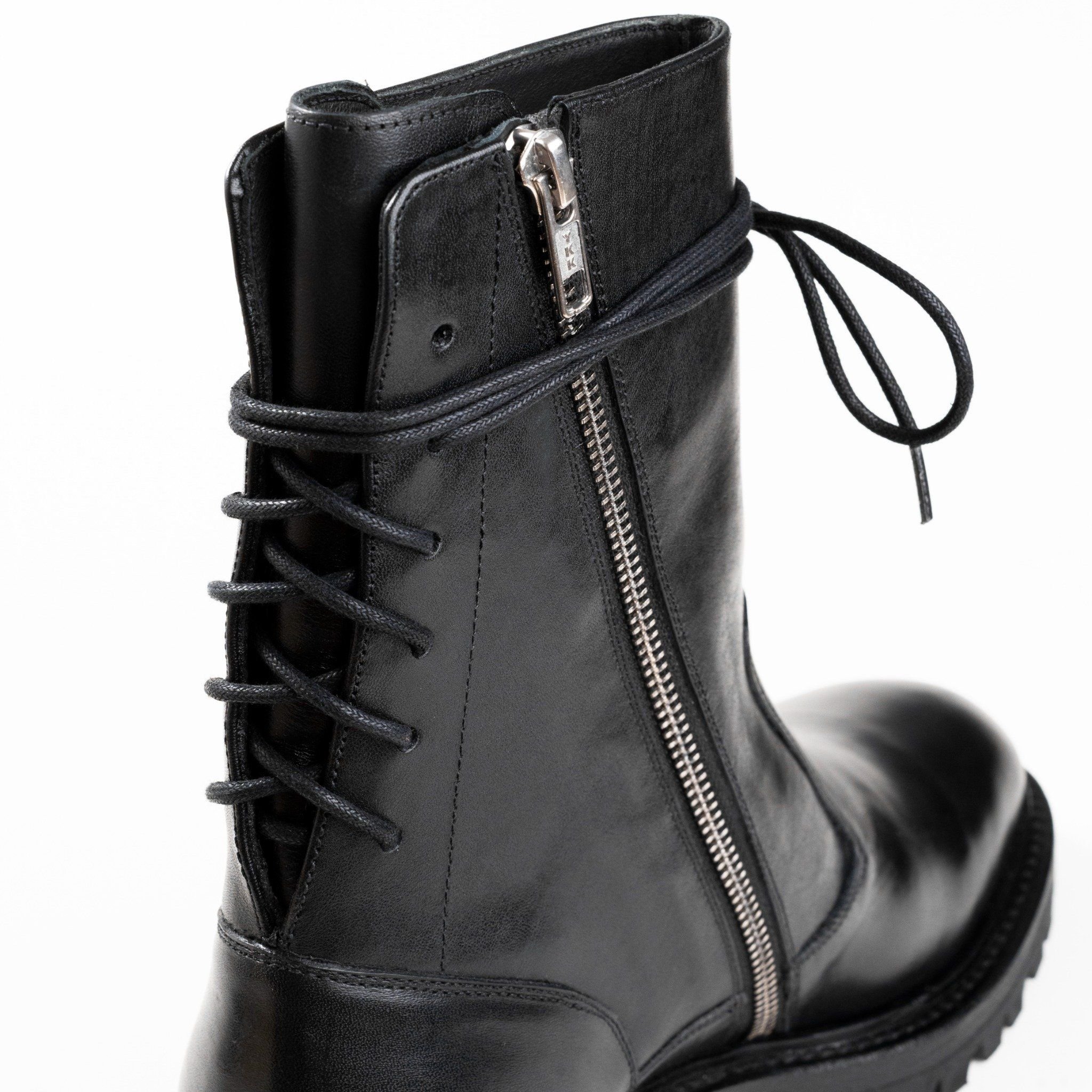 WHITE LABEL - CORSET BOOTS - GIÀY BOOT KIỂU CORSET ĐẾ CAO SU COMMANDO LOGO VINDI - ĐẶT ĐÓNG 4 WHITE LABEL - CORSET BOOTS - GIÀY BOOT KIỂU CORSET ĐẾ CAO SU COMMANDO LOGO VINDI - ĐẶT ĐÓNG