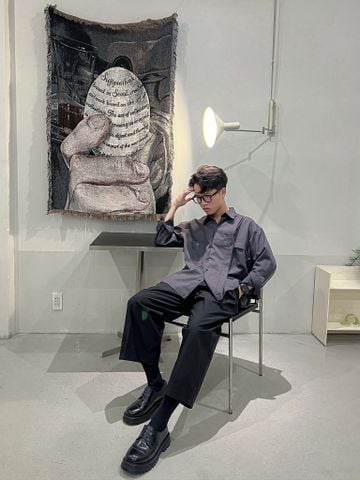 WHITE LABEL - BREAD - CHUNKY DERBY SHOES - BLACK BOXCALF - ĐẶT ĐÓNG