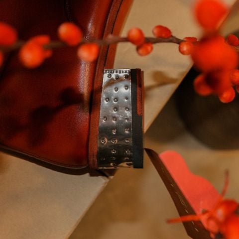 WHITE LABEL - MTO - METAL DRAGON - FRONT ZIP BOOT - TUSCANY ITALY LEATHER SOLE - ĐẶT ĐÓNG