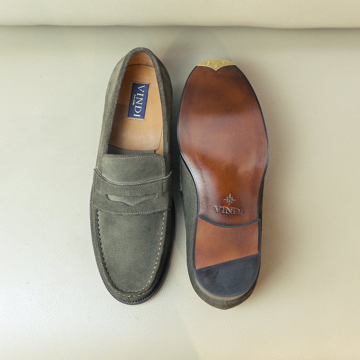 BLUE LABEL - IVY - MOCASSIN SUEDE CALFSKIN LOAFER - GOODYEAR WELT - ĐẶT ĐÓNG