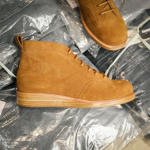 FW2024 - MONKEY - GIÀY MONKEY BOOT DA LỘN MÀU TOBACCO - ĐẾ CAO SU GUM - ĐẶT ĐÓNG