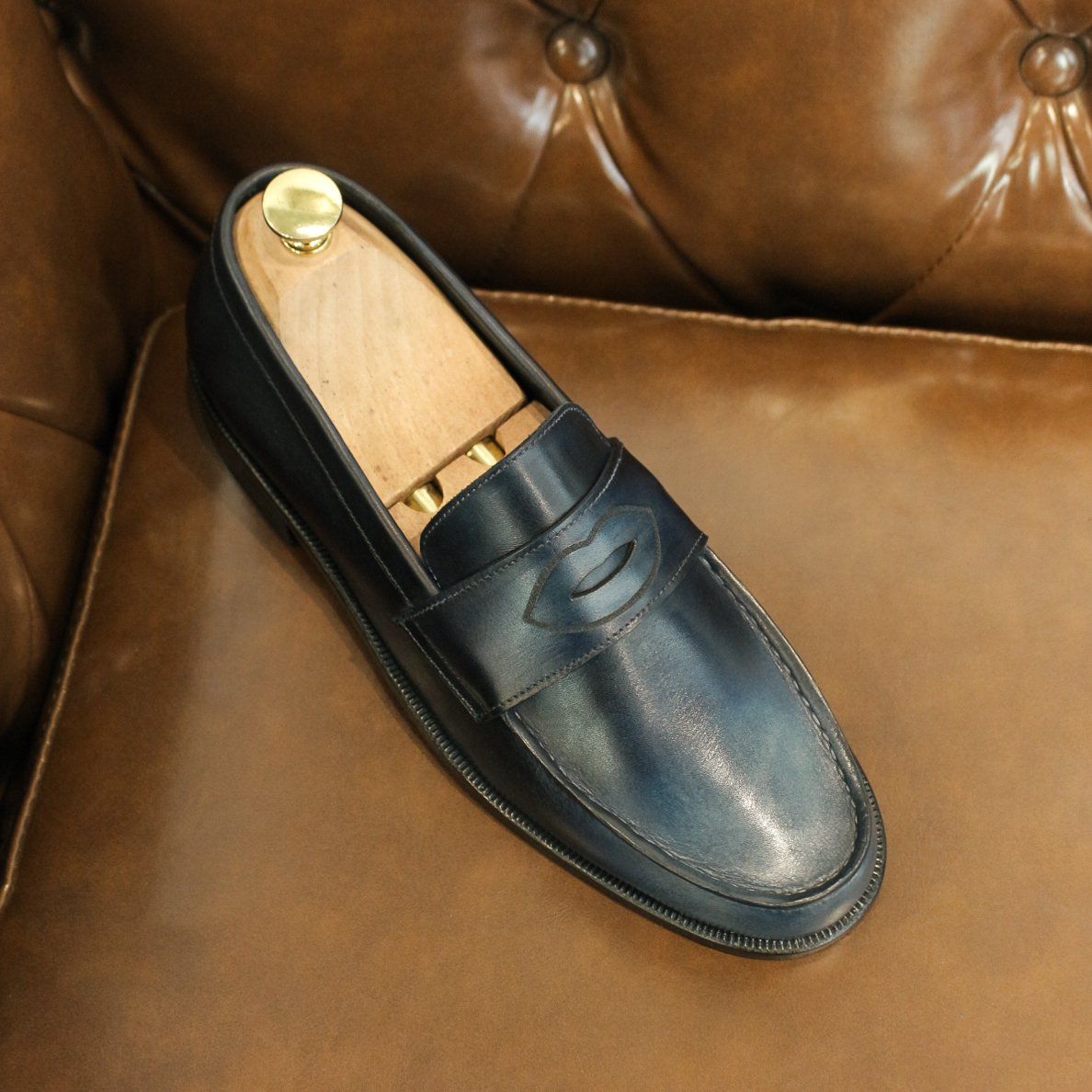 BLUE LABEL - IVY - MOCASSIN SUEDE CALFSKIN LOAFER - MCKAY/BLAKE - ĐẶT ĐÓNG 7 BLUE LABEL - IVY - MOCASSIN SUEDE CALFSKIN LOAFER - MCKAY/BLAKE - ĐẶT ĐÓNG