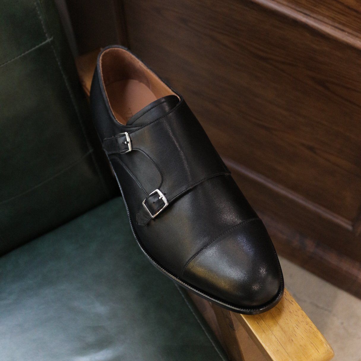 BLUE LABEL - DOUBLE MONK STRAP - MCKAY/BLAKE - ĐẾ DA BÒ Ý - ĐẶT ĐÓNG