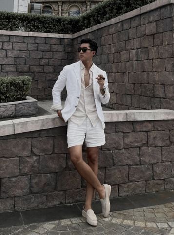 ĐẶT ĐÓNG - BEIGE LABEL - DRAGON LITE - GIÀY LOAFER RÚT MOCCASIN DA LỘN MÀU TRẮNG ĐẾ CAO SU SIÊU NHẸ